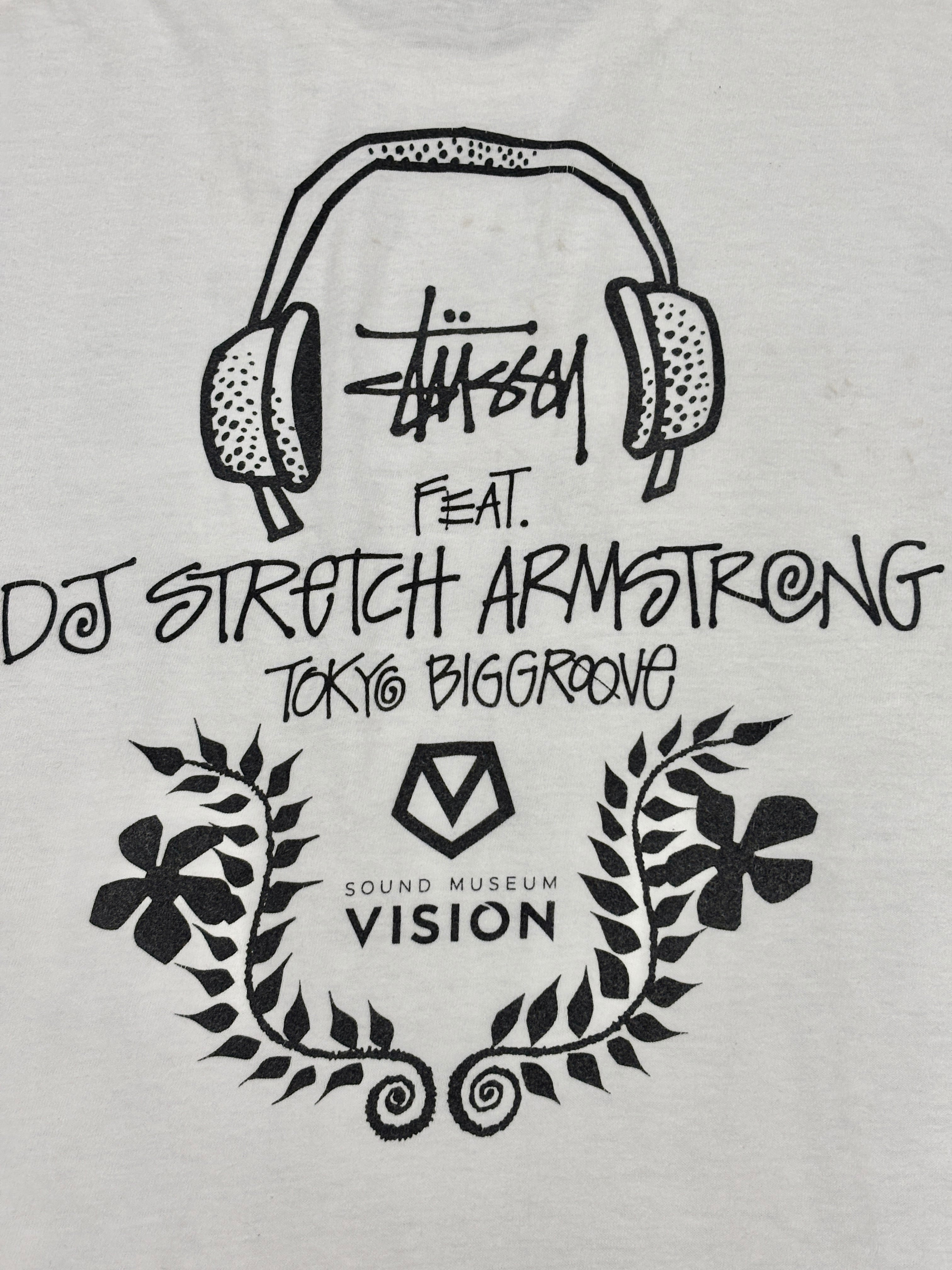 10s STUSSY × DJ STRETCH ARMSTRONG/Photo print Tee/2012年/XL相当