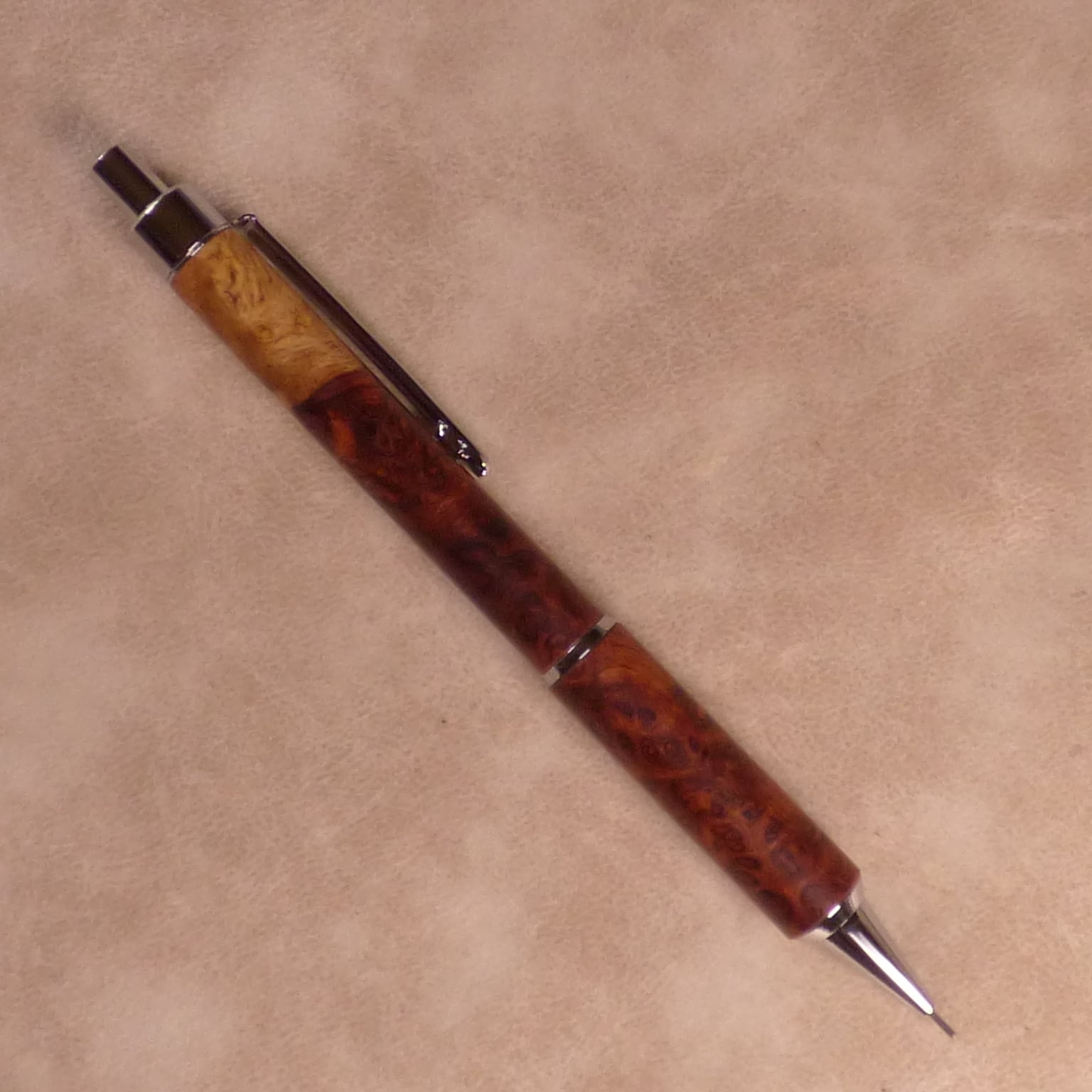シャーペン MP203 W10690 本カリン瘤紅白 | CraftA840129