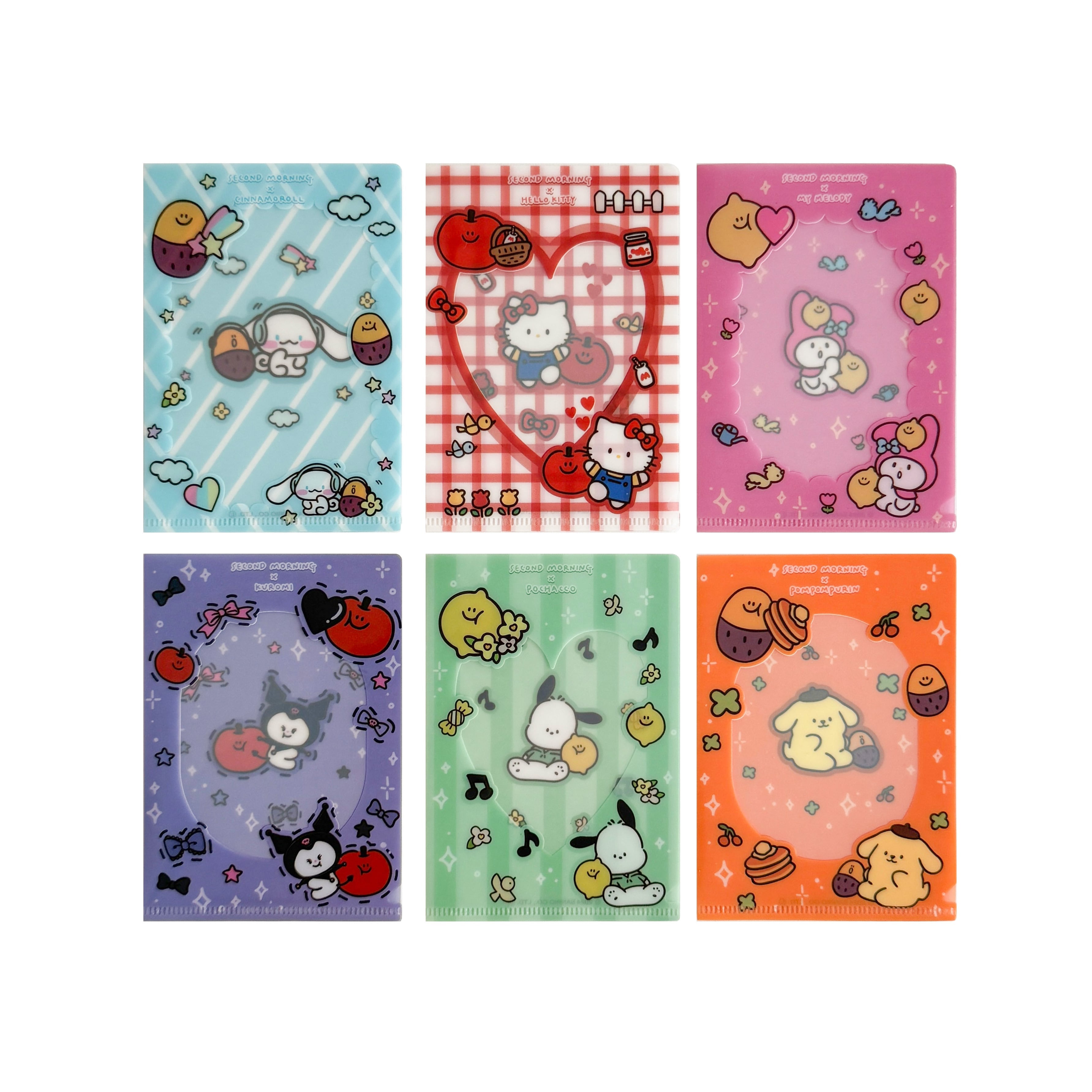 second morning × sanrio characters] フォトカード ホルダー セット