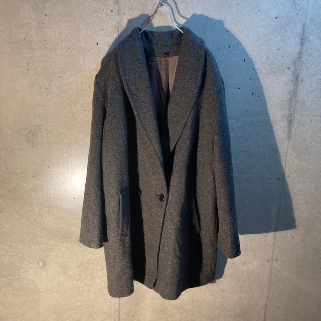made in USA 80s wool coat