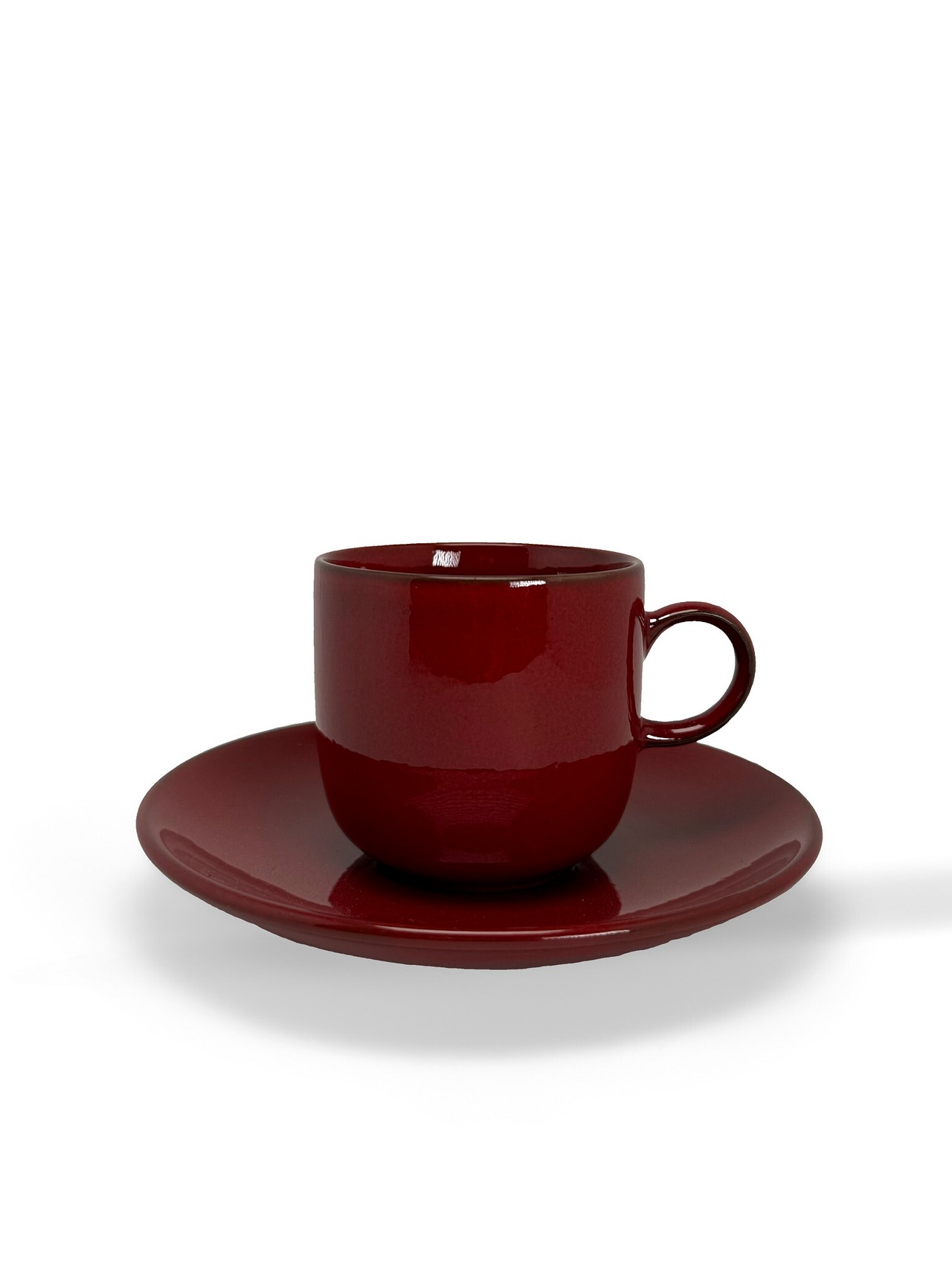 ヴィンテージ雑貨 メリタ（Melitta）セラクロン カップ＆ソーサー ペアセット（レッド）