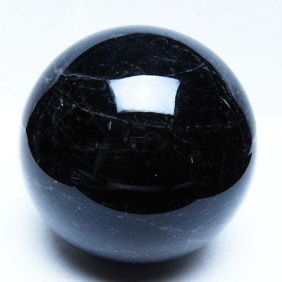 1.7Kg モリオン 黒水晶 丸玉 113mm スフィア 一点物 151-9412