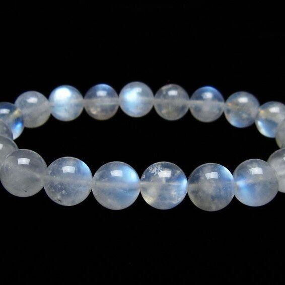 ムーンストーン ブレスレット 10mm 一点物 メール便可 [M便 1/10] 111-44556