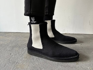 squareboots-CHELSEA / BLACK