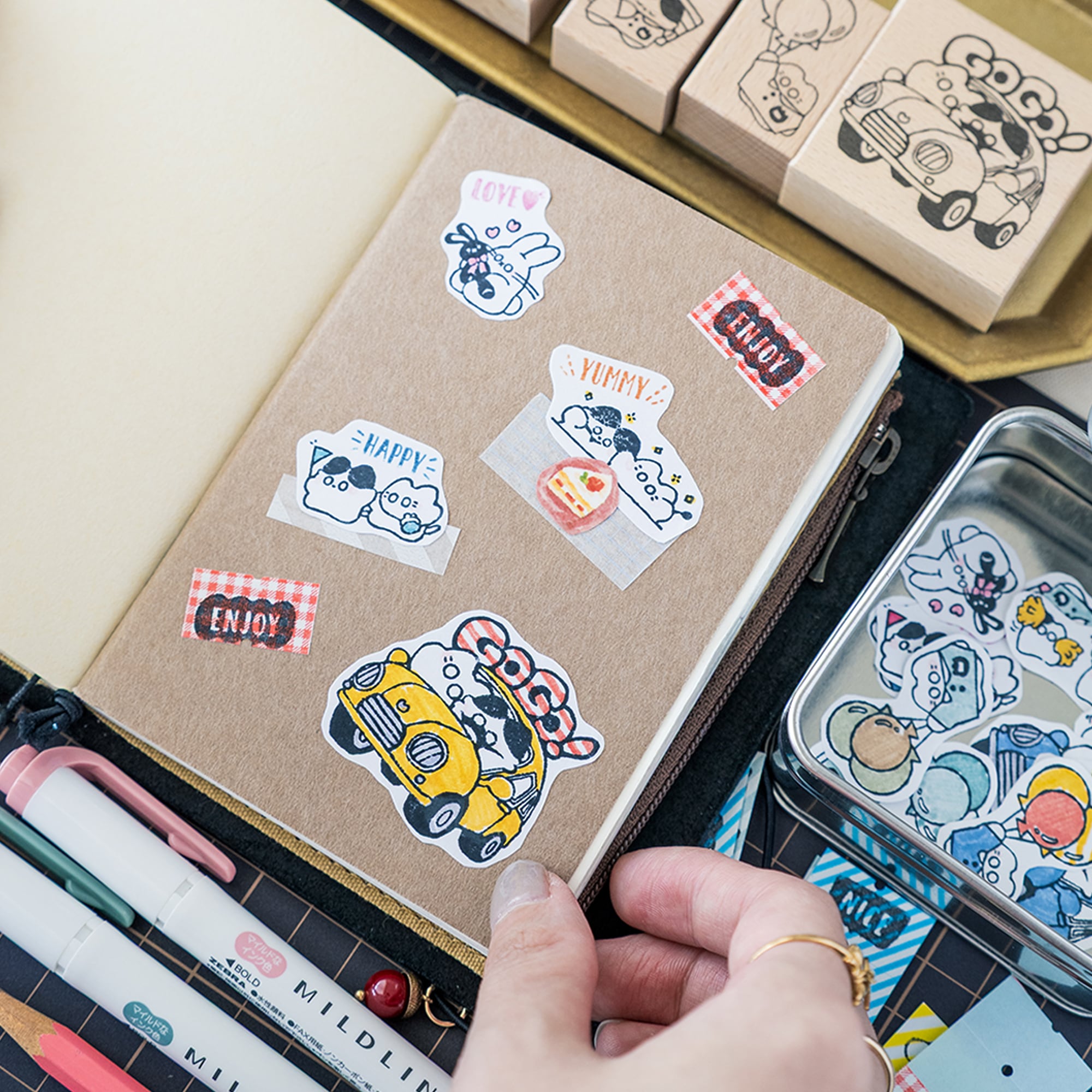 【小さな文字】YUMMY_おいしい | はんこ