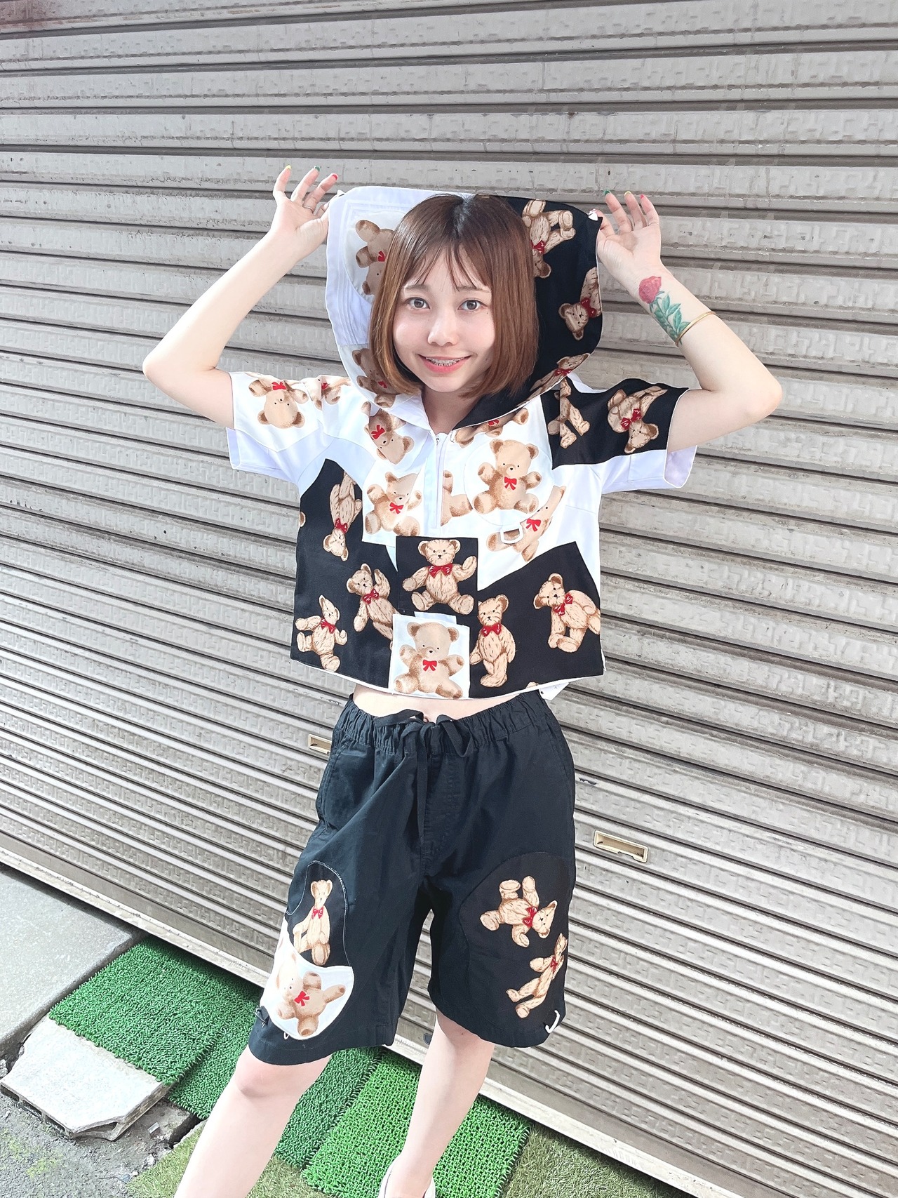ぜつきぐ】つぎはぎくまセーラー | zetsukigu