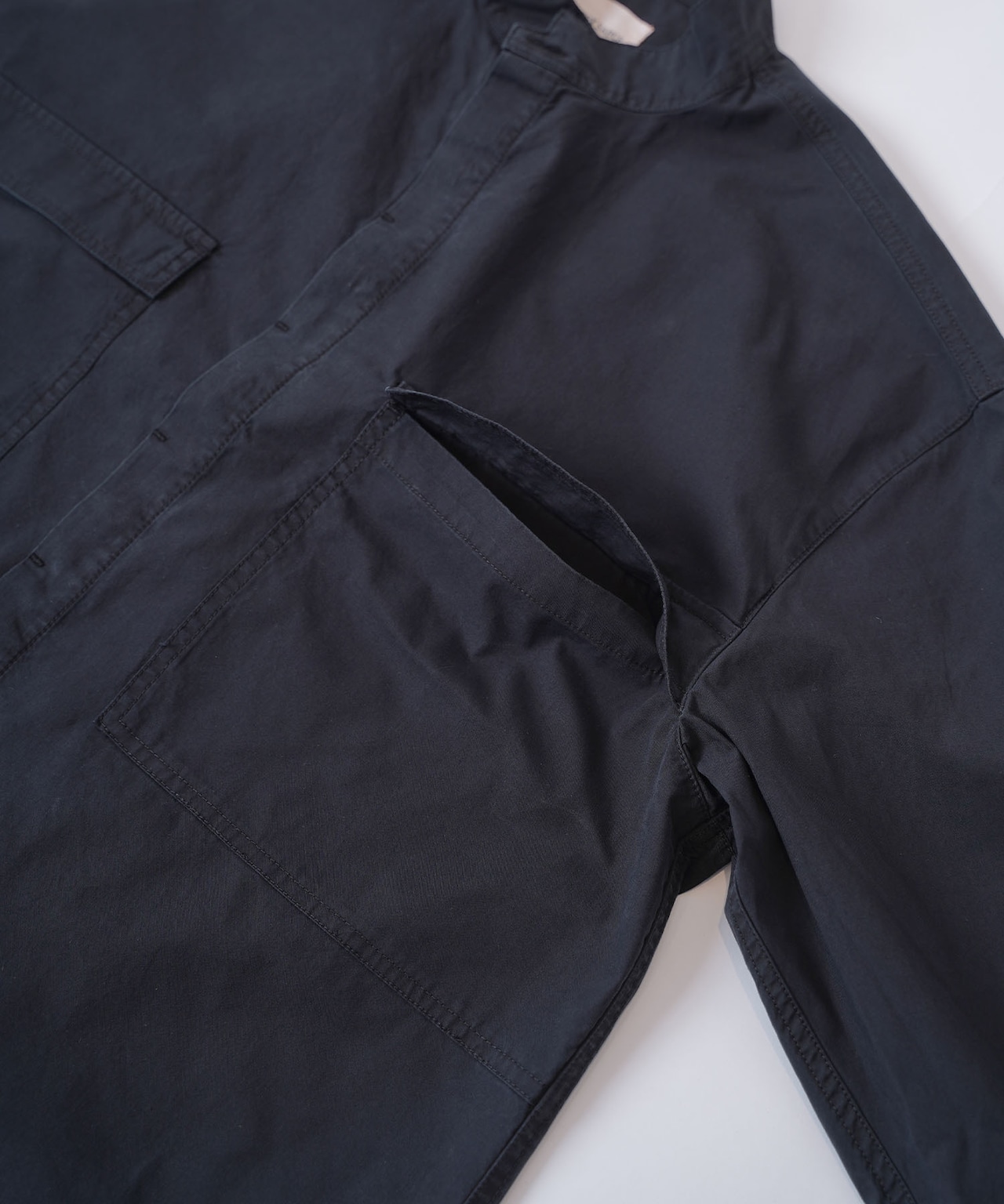 Cotton Stand Collar Shirts［HSS003］