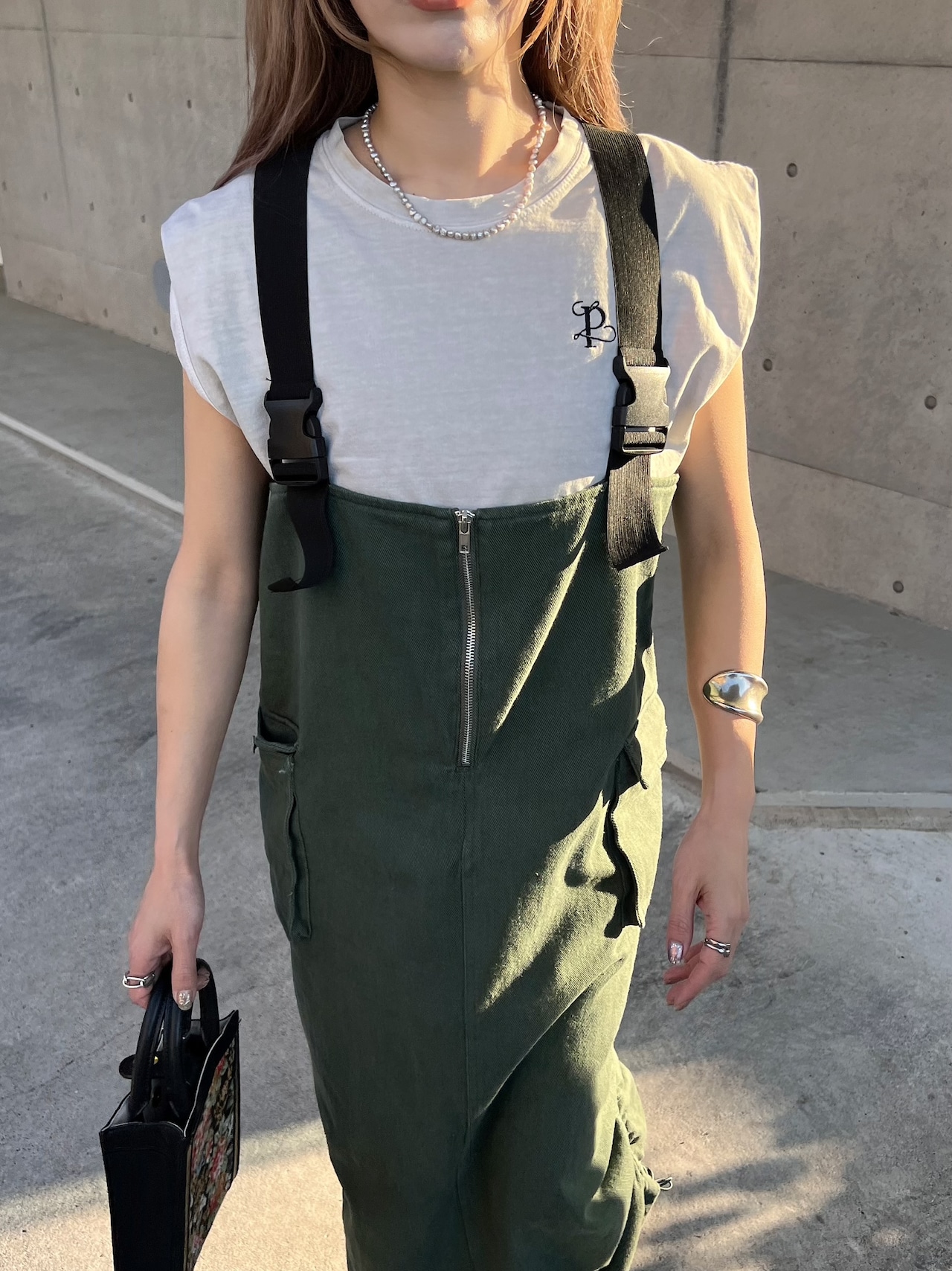 Military drost soft denim OP／khaki