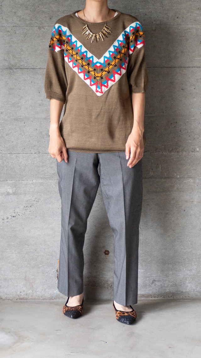 "Sue BRETT" 1980s Acrylic knit pullover