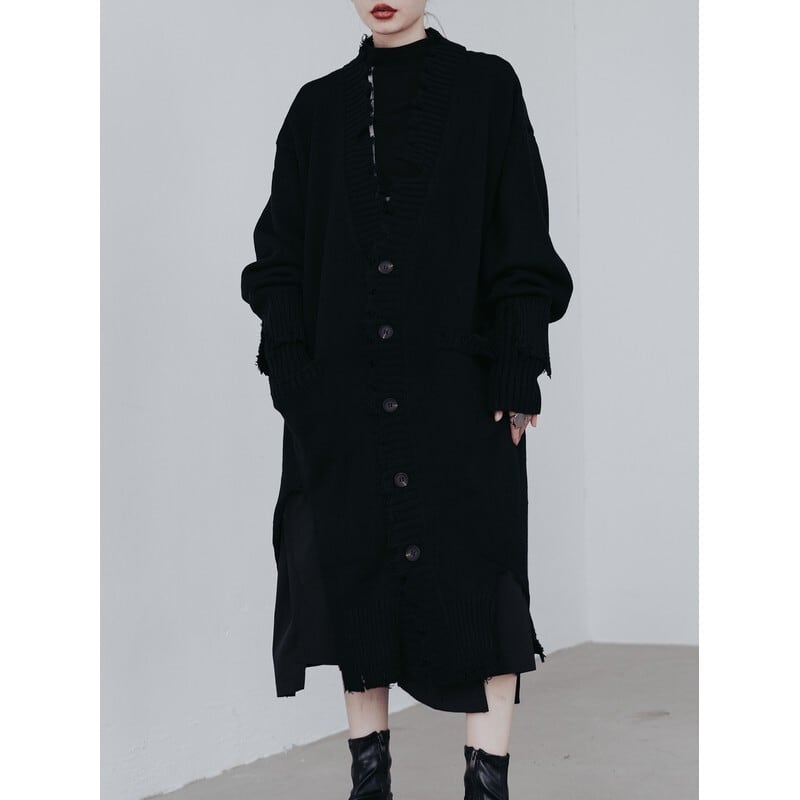 ダークストリートニットワンピース ON0174