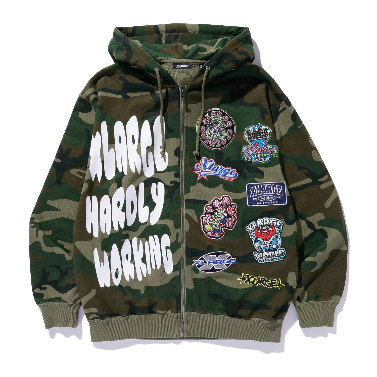 XLARGE(エクストララージ) MULTI LOGO ZIP UP HOODED SWEATSHIRT XLARGE(エクストララージ) MULTI LOGO ZIP UP HOODED SWEATSHIRT
