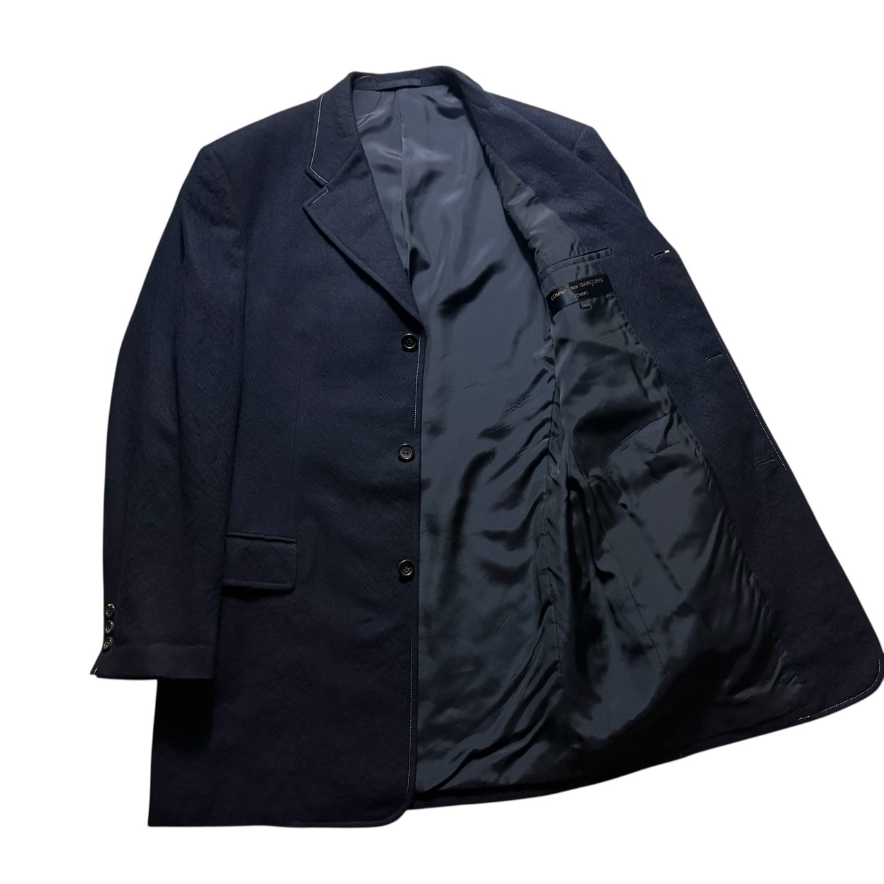 AD1998 COMME des GARCONS HOMME stitch design wool tailored jacket