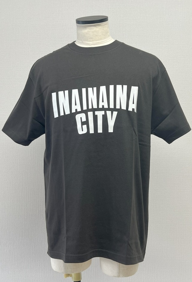 「INA INA INA CITY」ロゴ プリント Tシャツ color:スミクロ