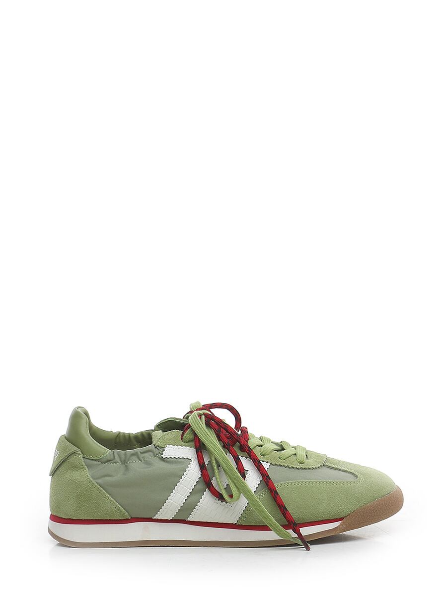 Back 70 スニーカー レディース Olive 108035-22