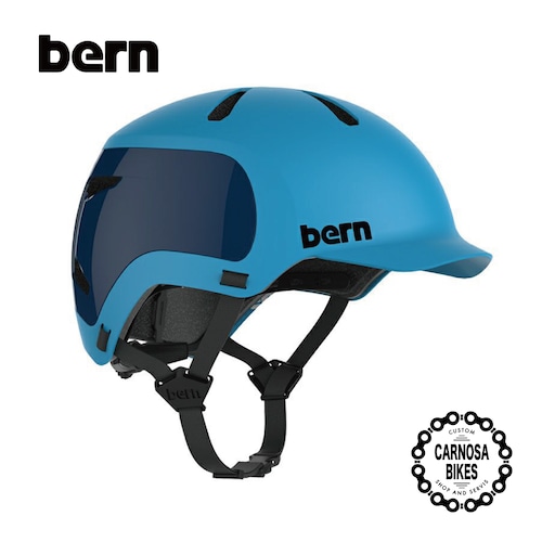 【bern】WATTS 2.0 [ワッツ 2.0] ヘルメット Matte Ocean Blue