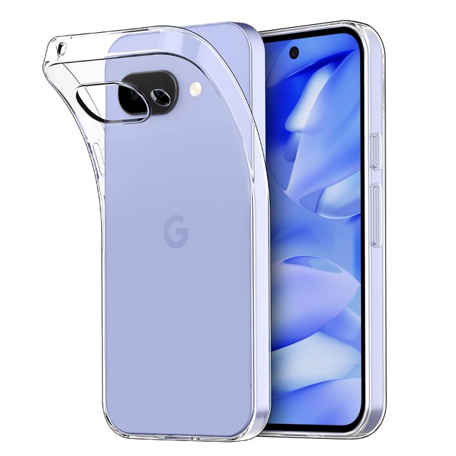Hianjoo Google Pixel 9a 対応 ケース クリア TPUシリコン ソフト カバー 透明 薄型 軽量 衝撃吸収 擦り傷防止 スマホケース グーグルピクセル9a 対応 クリアケース
