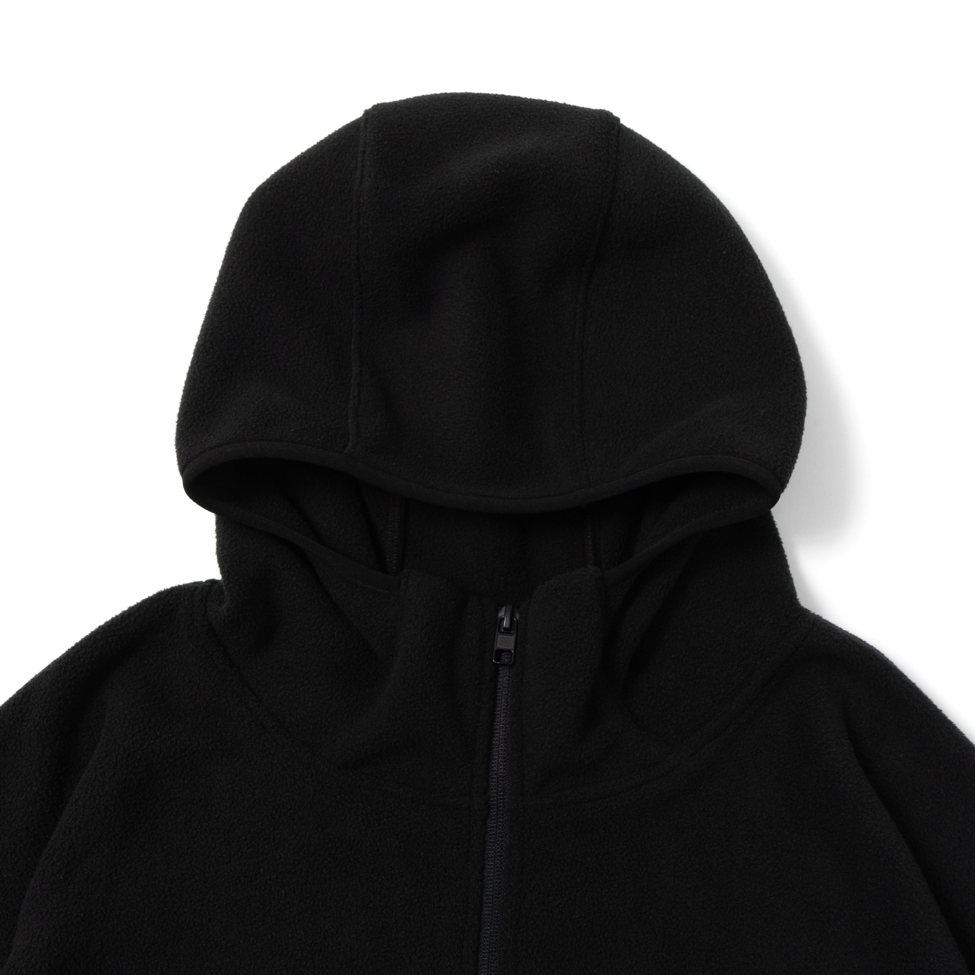 FLEECE ANORAK BLACK | What's up?