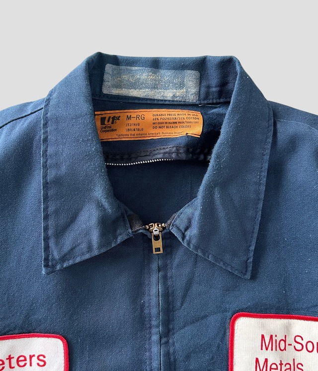 -UniFirst Corporation- Vintage 60-70s M/R Work Jacket made in USA