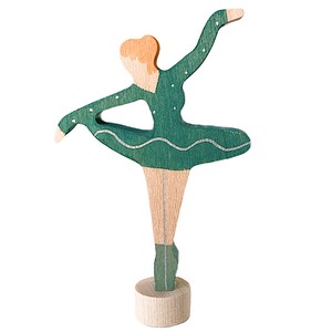 デコレーションフィギュア ballerina シーグリーン