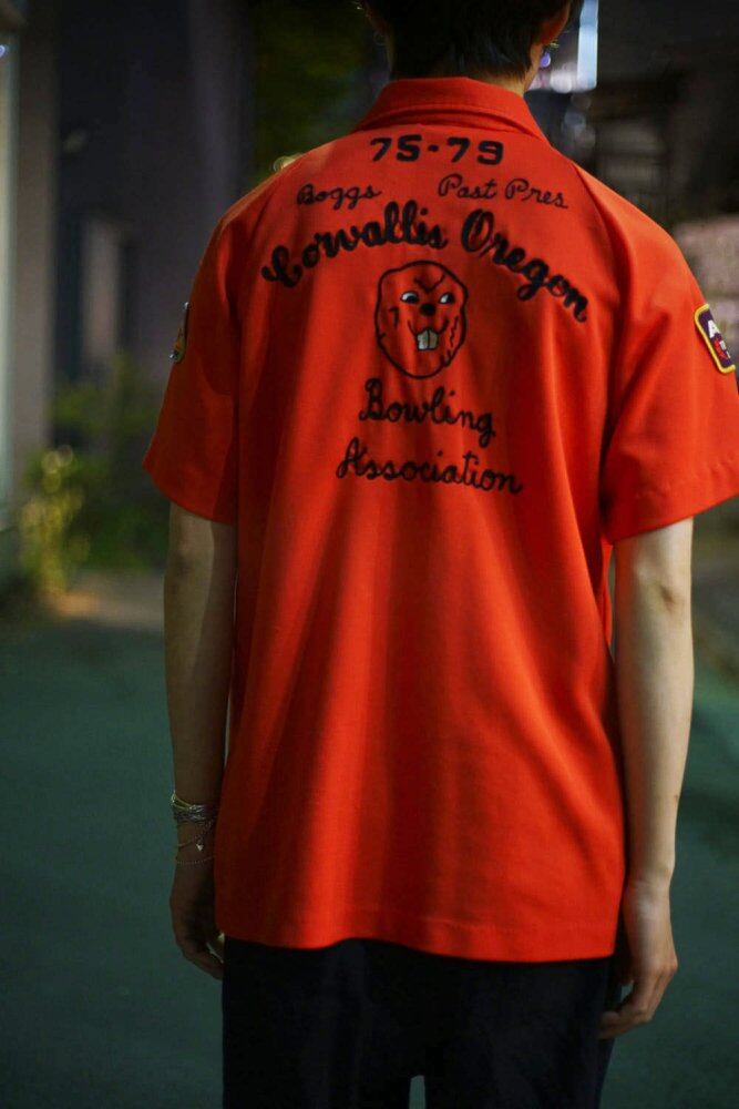 angeltown] vintage bowling shirt [1970s-] Vintage Bowling Shirt