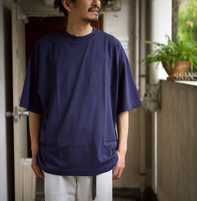 alvana(アルバナ) / OVERSIZE TEE SHIRTS -NAVY-(ACS-C008)