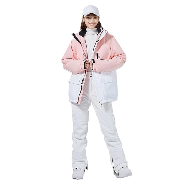 HOTIAN] スノーボードウェア レディース スキーウェア 上下セット