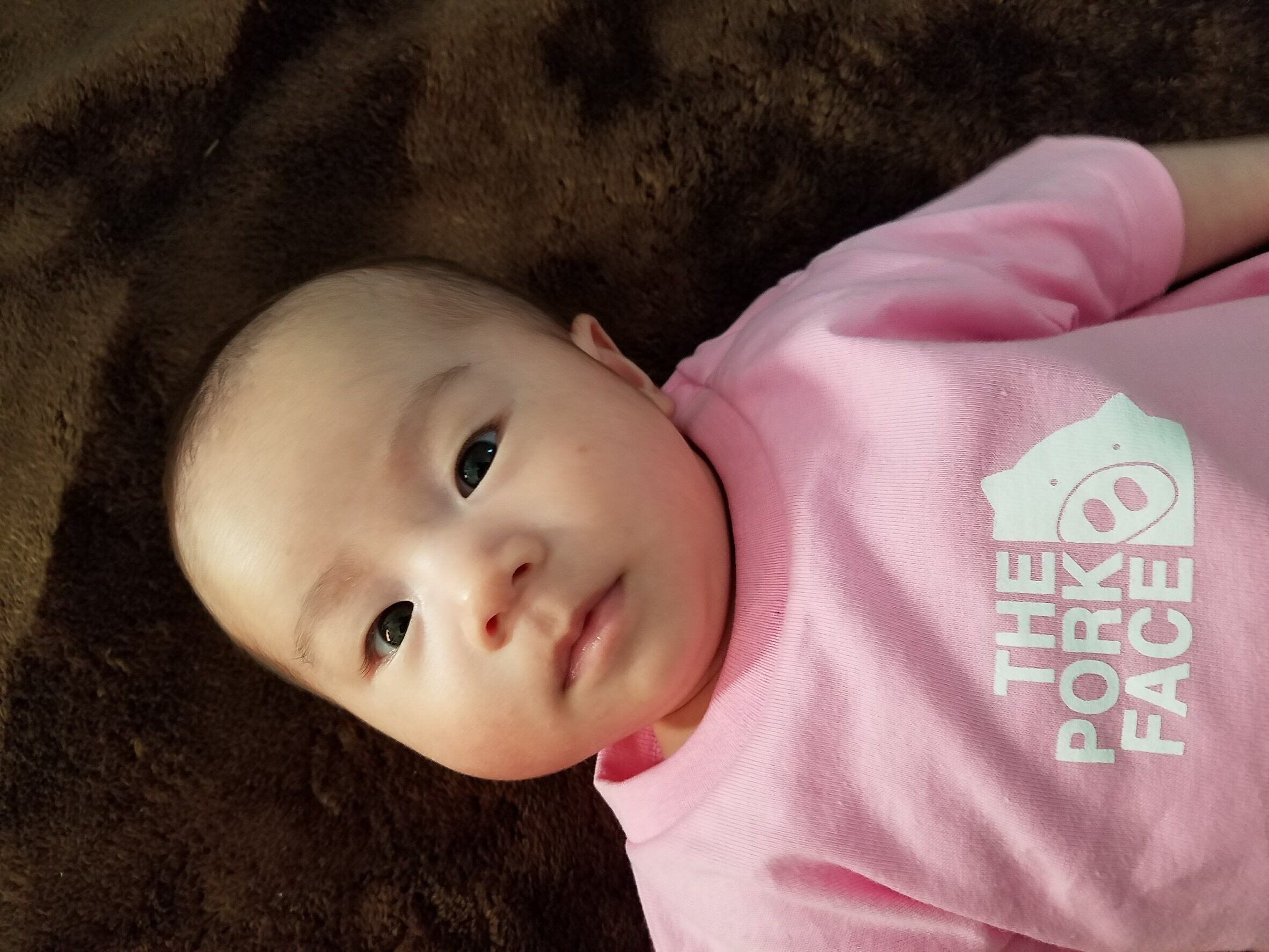 THE PORK FACE】5.6オンス ベイビー ロンパース(3カラー) | デカイT