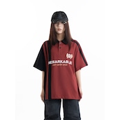 VINTAGE ストリート 刺繍ポロ スポーツTシャツ T1753