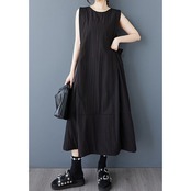 ドローストリングポケット ワンピース  30127