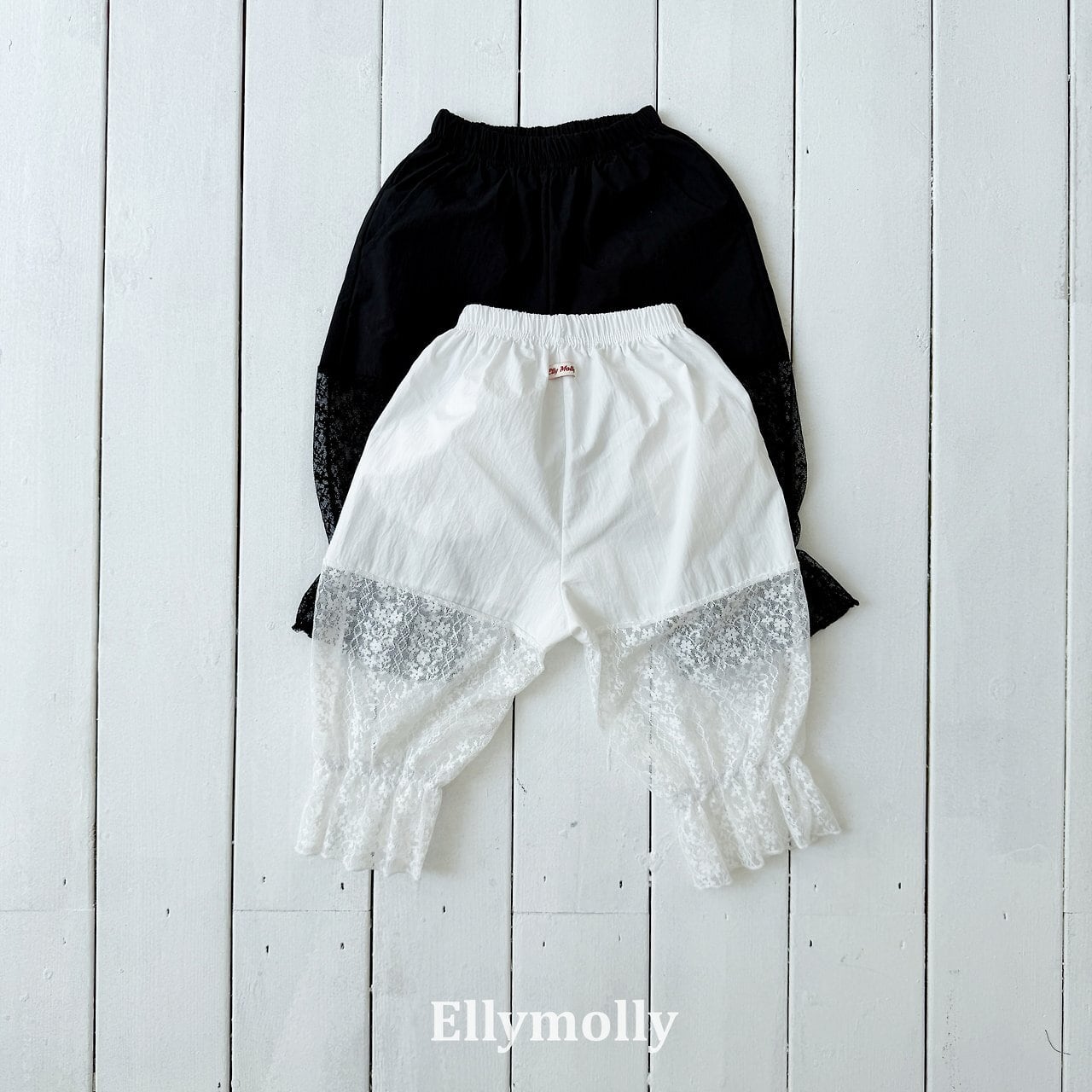 «予約»«ジュニアサイズあり»«elly molly» ママンレースパンツ 2colors