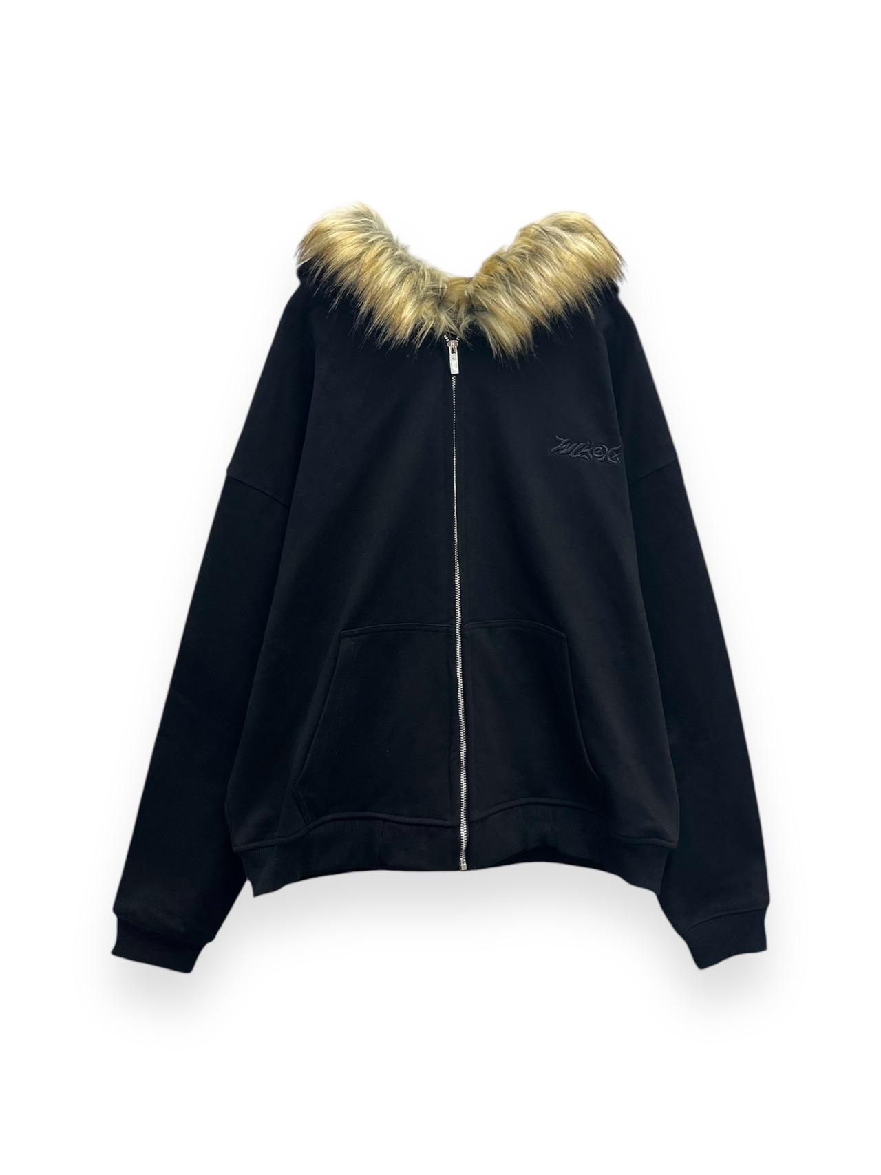 【PLANET STUDIO】fur zip up hoodie