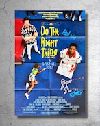 スパイク・リー監督映画『ドゥ・ザ・ライト・シング』1989年ドイツ上映時の告知ポスター