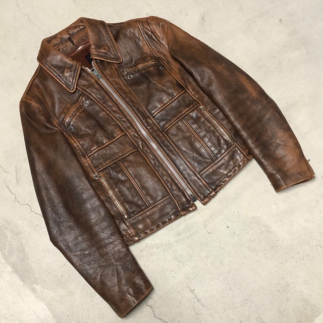 ⊕1970s LESCO LEATHER JACKET