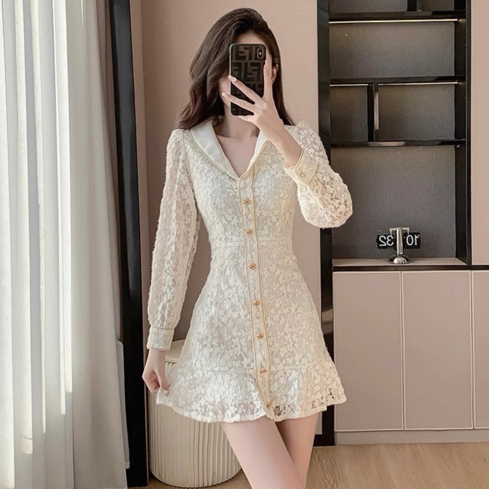 dress】4色ボウタイニットワンピース RH4077 | BeautyYouStyle