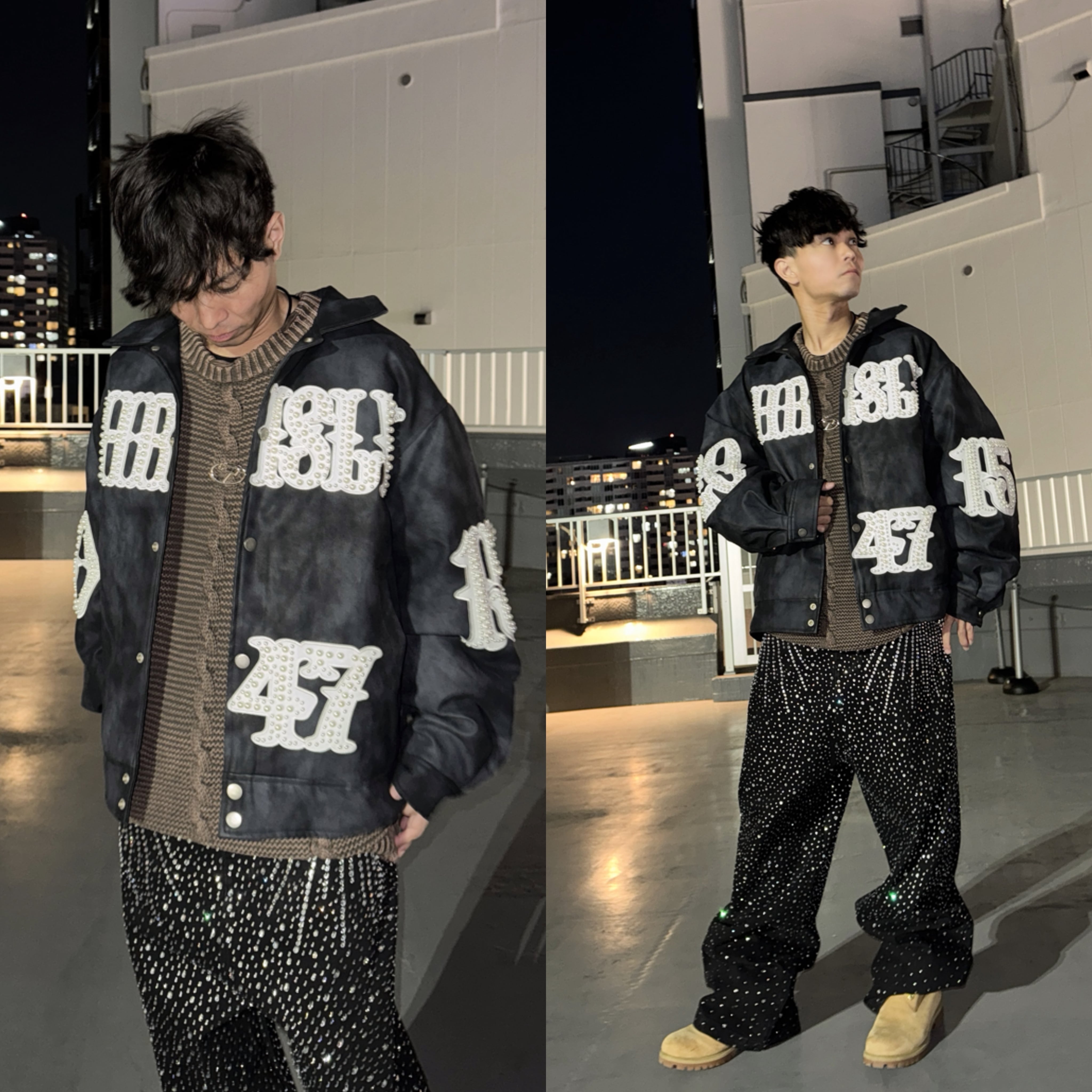 ma 韓国ファッションꕤ着画載せてますꕤ ジャケット | 韓国系ユニセックスTHICC サブカル系PSYNYXX