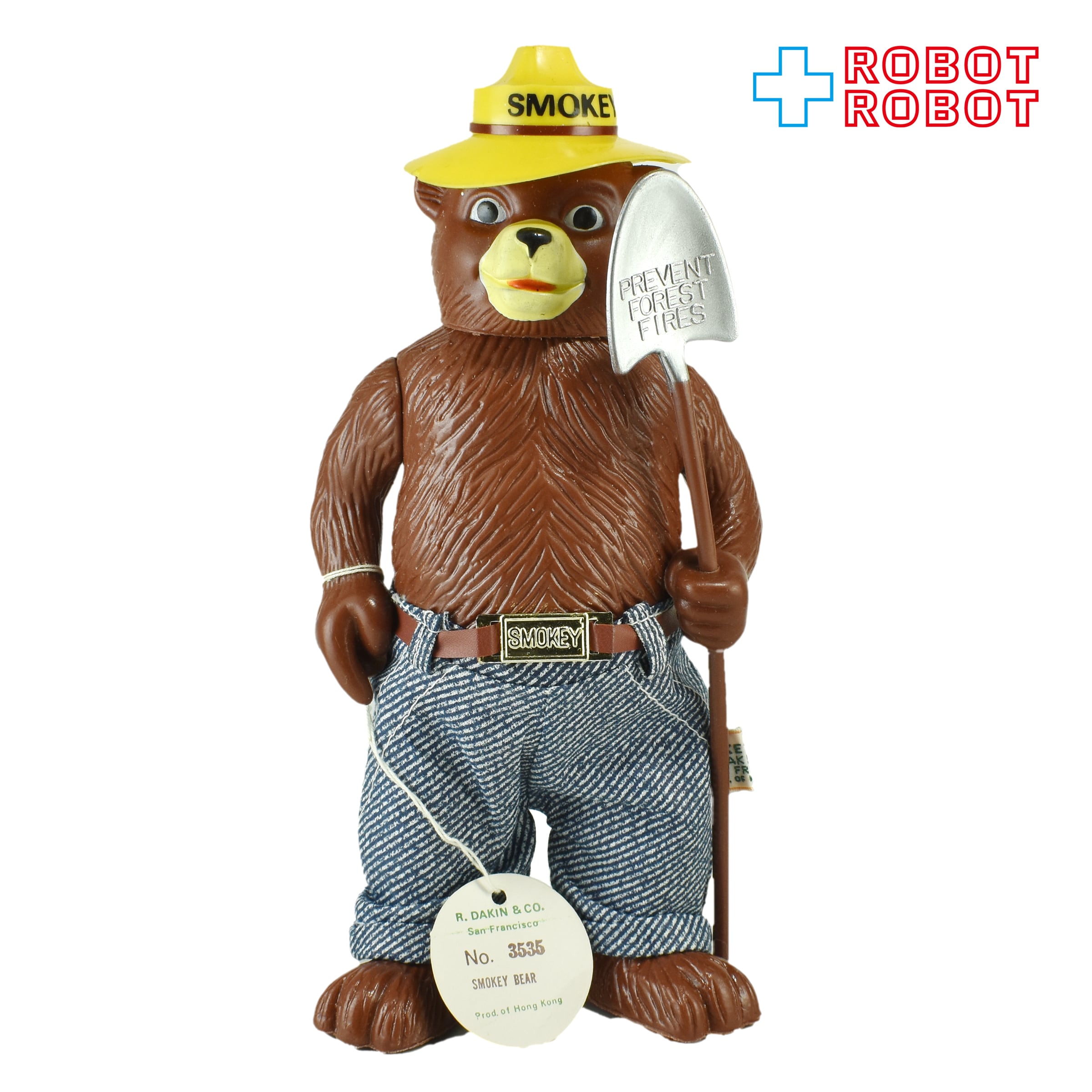 DAKIN製 70’s SMOKEY BEAR スモーキーベア ソフビ 限定値下】【1970s】Smokey Bear DAKIN ソフビ フィギュア Smokey The