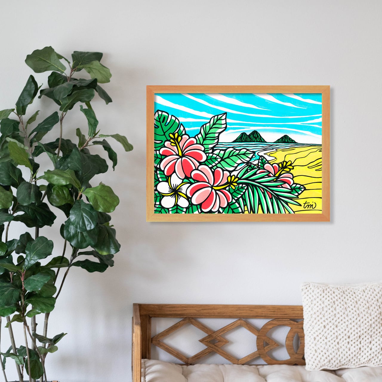 原画】Wood Panel A3（Kailua Sky） | TAMO ART GALLERY