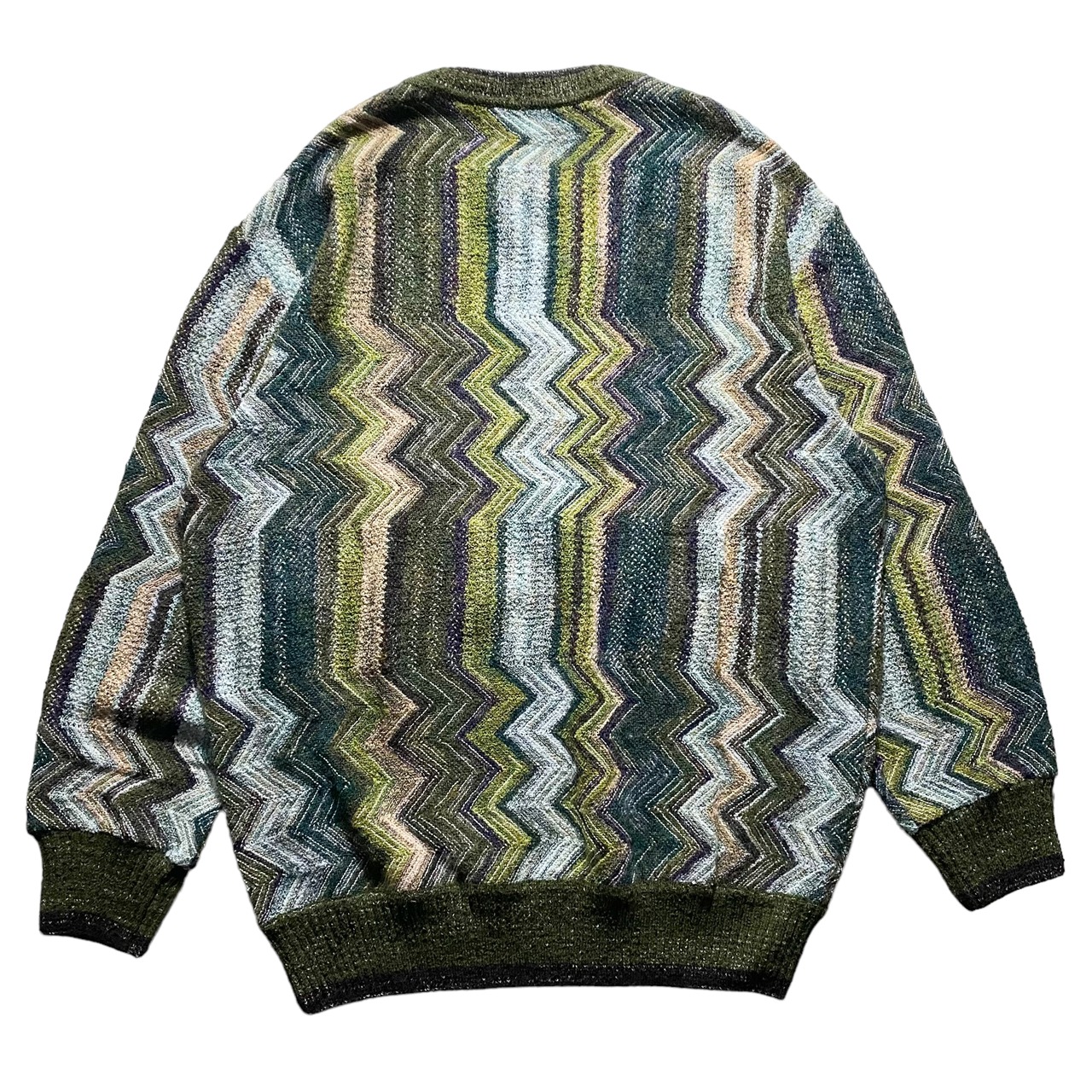 MISSONI zig-zag border knit sweater