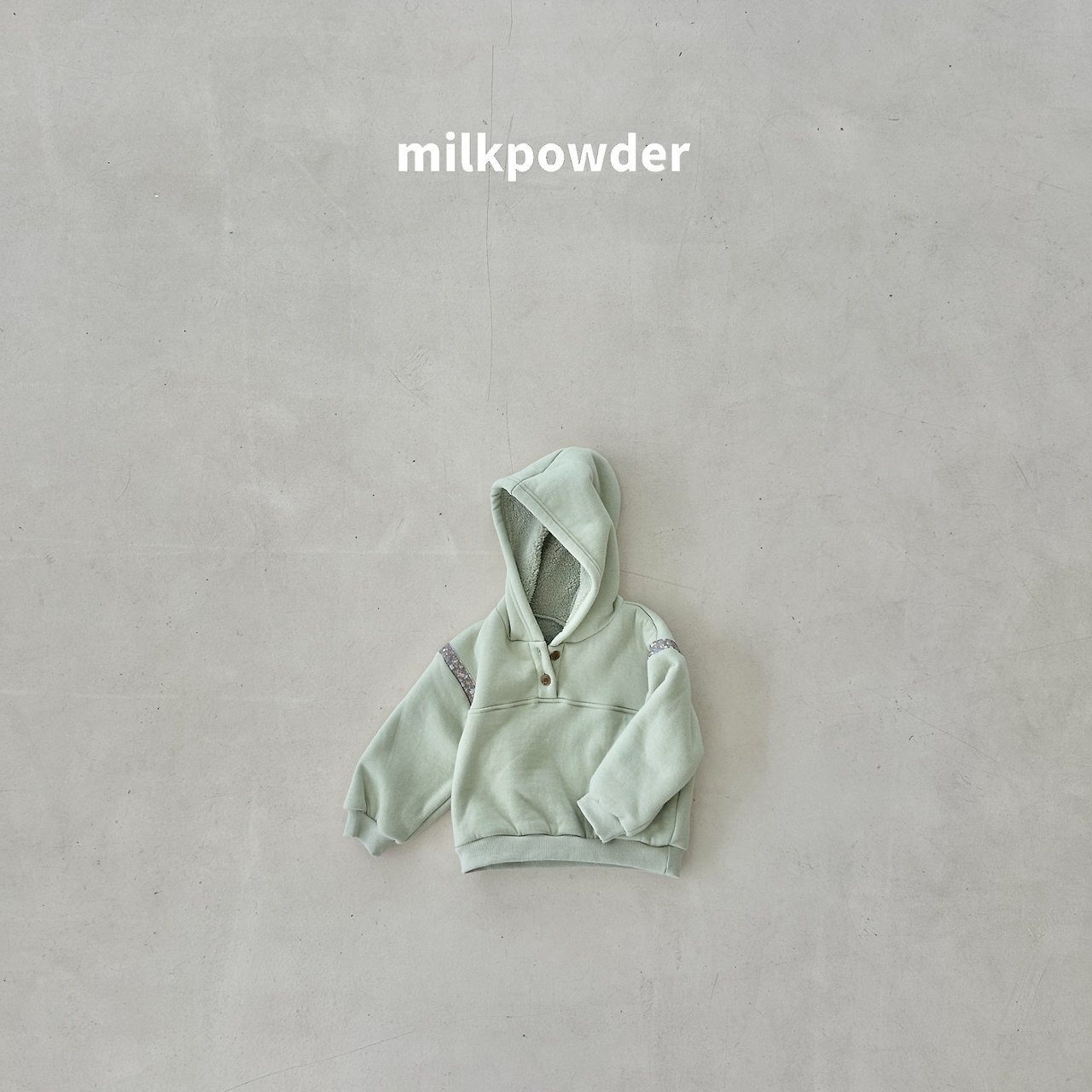 ミルクパウダー / milkpowder / メロナフードT / 韓国子供服 / キッズ / 26winter〖取寄〗*XS~JS*