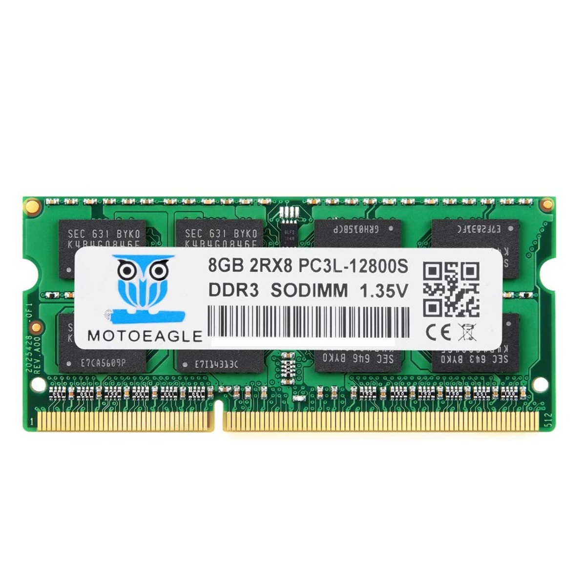 16GB DDR3 SODIMM Laptop RAM – 1x16GB, PC3L-12800, 1600MHz, 1.35V, 5th Gen Intel