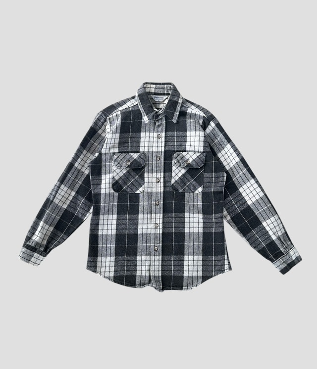 -FIVE BROTHER- Vintage 80s M Heavy Flannel Shirt made in USA