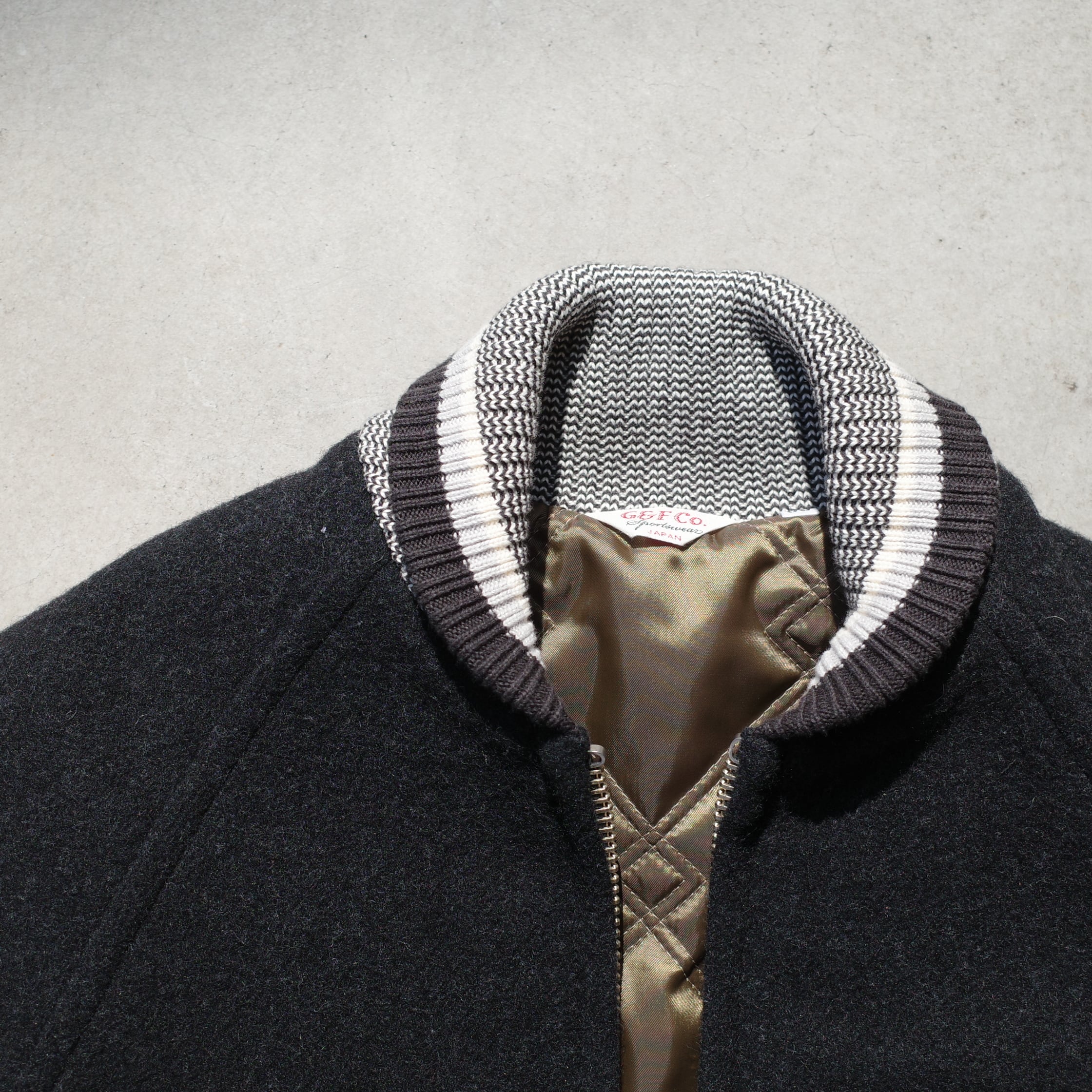【新品】G&F CO. WOOL SPORTS JACKET 黒 新品】G&F CO. WOOL SPORTS JACKET 黒 【公式通販】