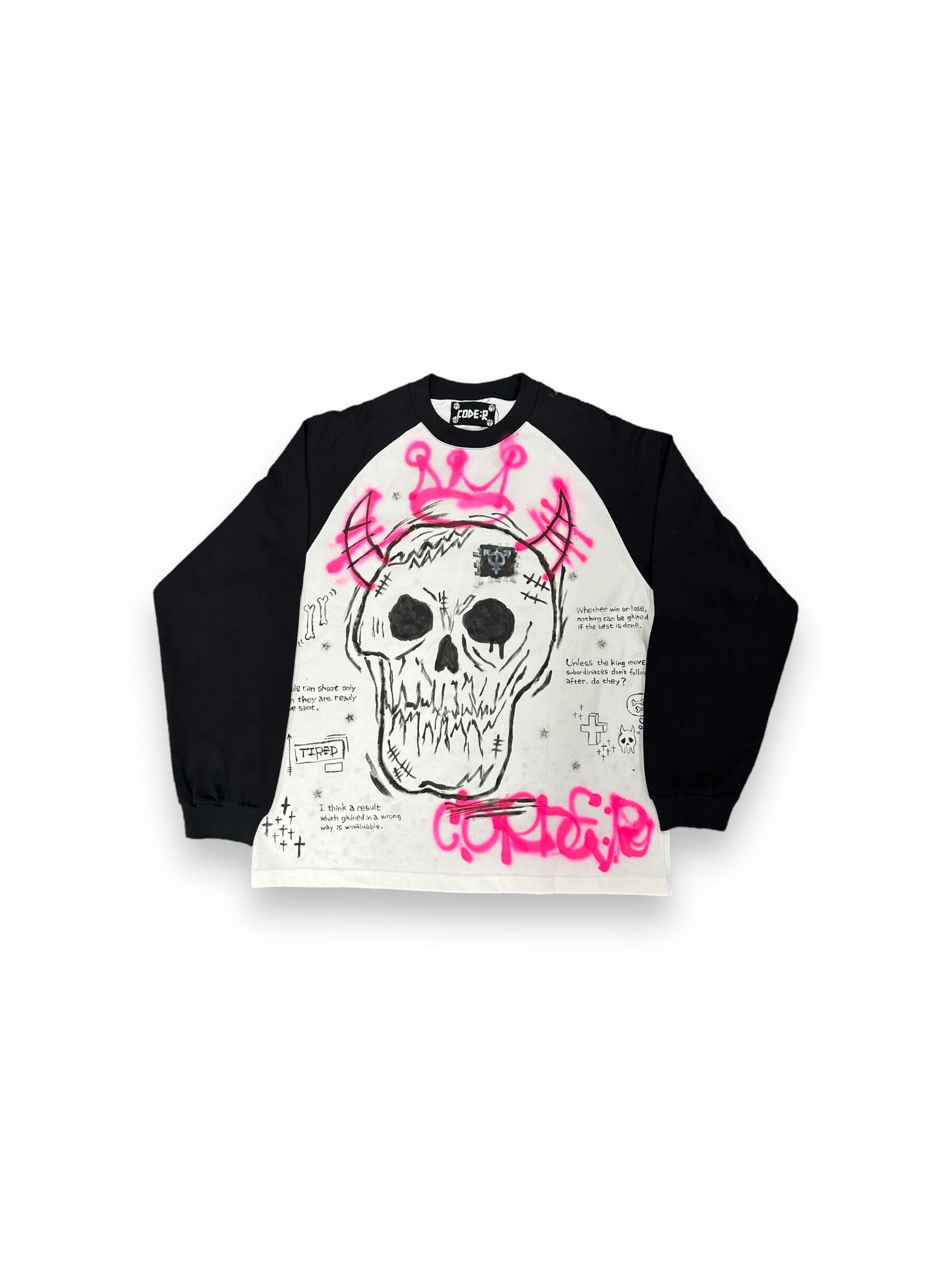 【CODE:R】king skull long sleeve