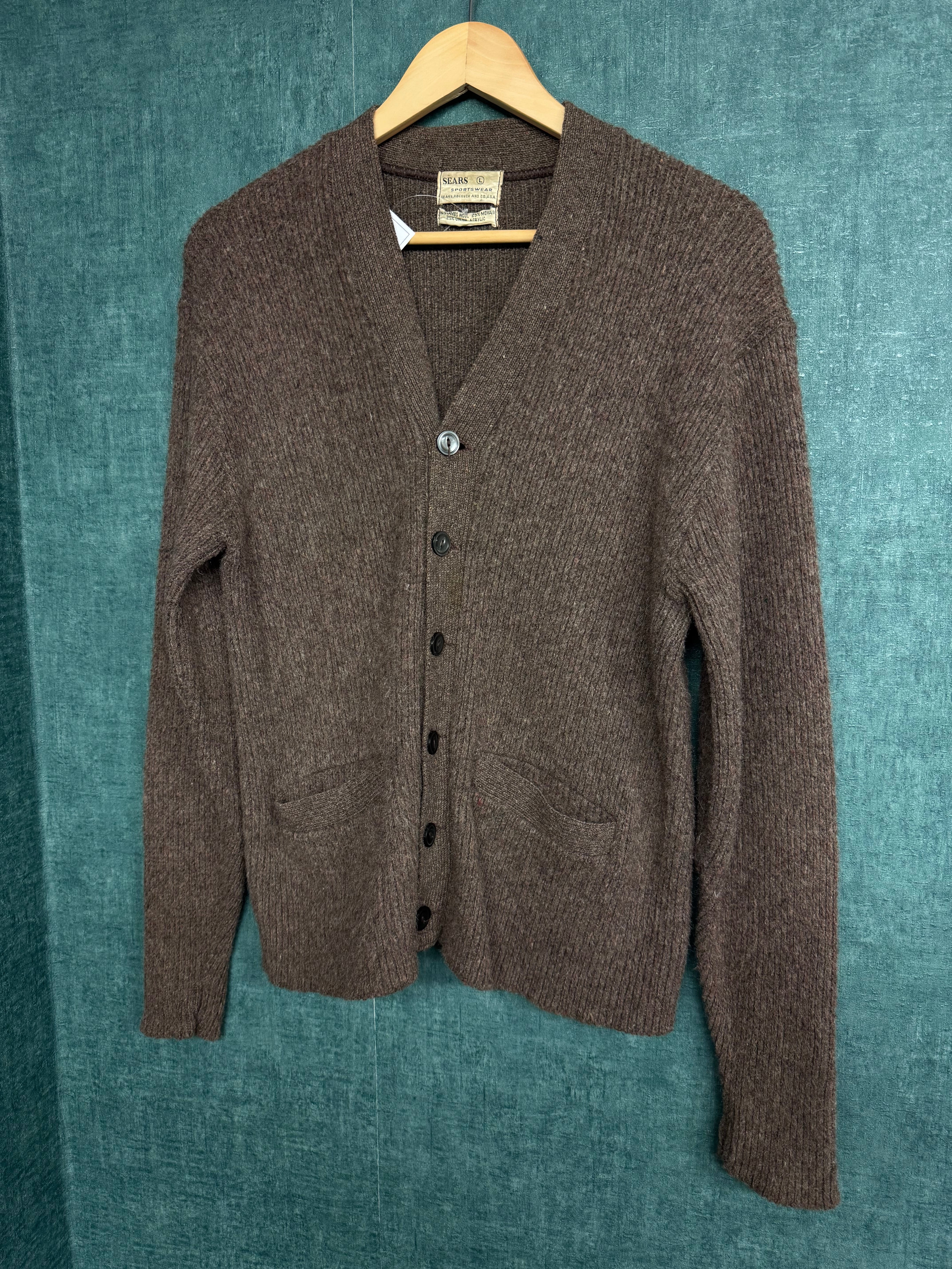 60s sears モヘアカーディガン Sears】60s Mohair Cardigan USA製 | 古着屋SWAPS