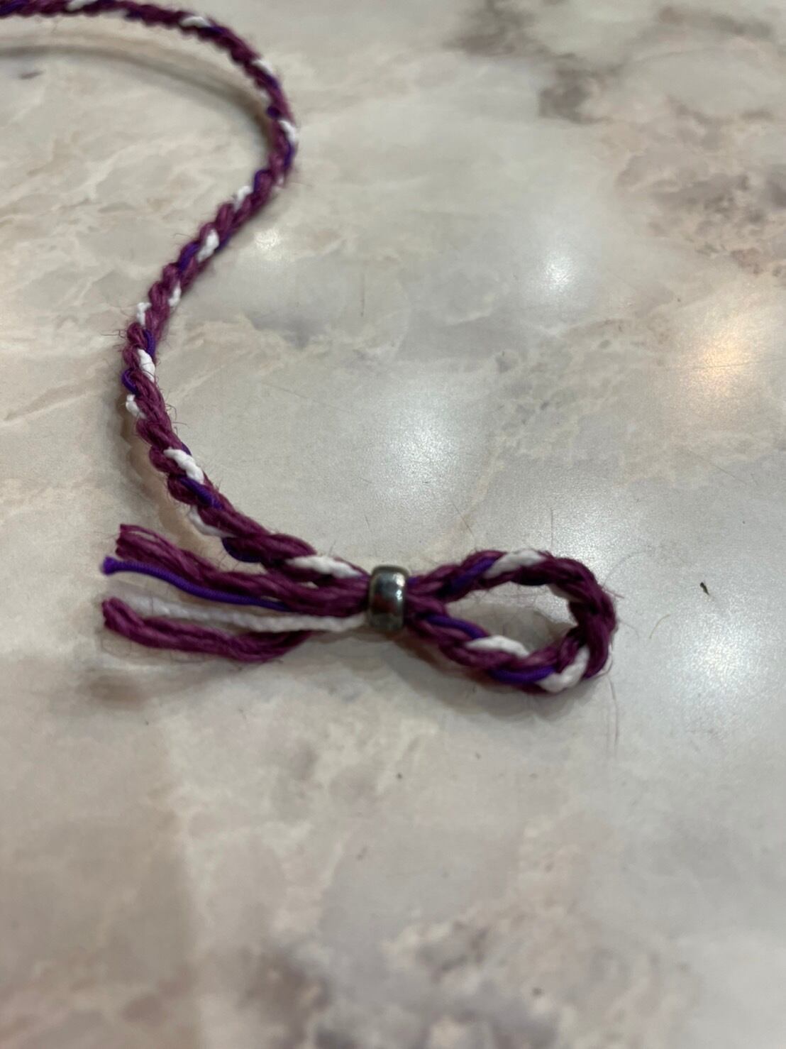 00s OLD STUSSY×JAM HOME MADE/Bracelet/ブレスレット/パープル