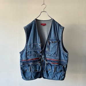 -BANANA REPUBLIC- multi pocket denim hunting vest