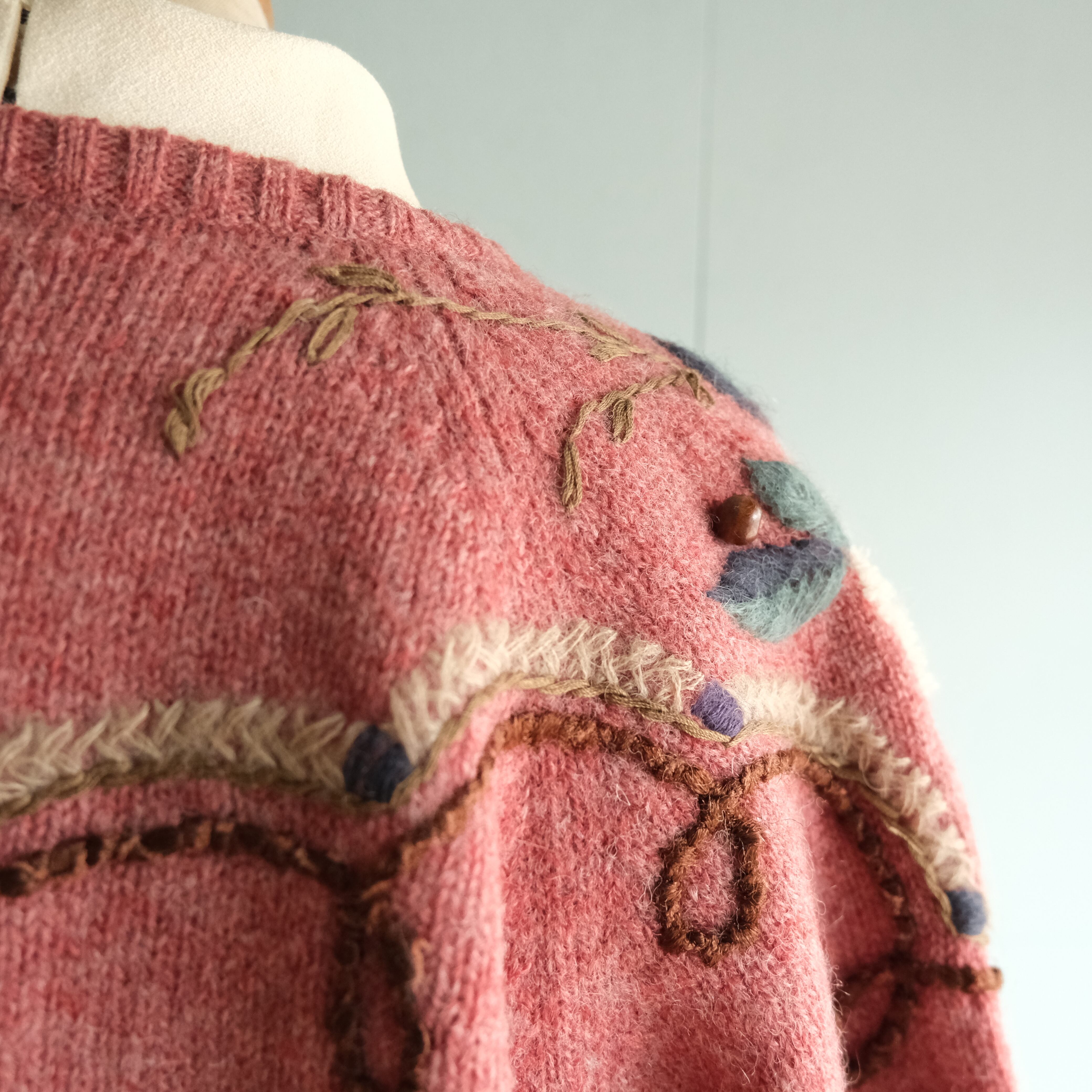 花柄ニットカーディガン | 晴と褻/ハレトケ by ototoharu;