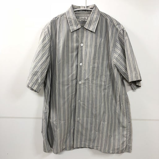 Steven Alan スティーブンアラン BUTTER STRIPE OPEN COLLAR SHIRT シャツ M | ブランド古着Brooch  powered by BASE