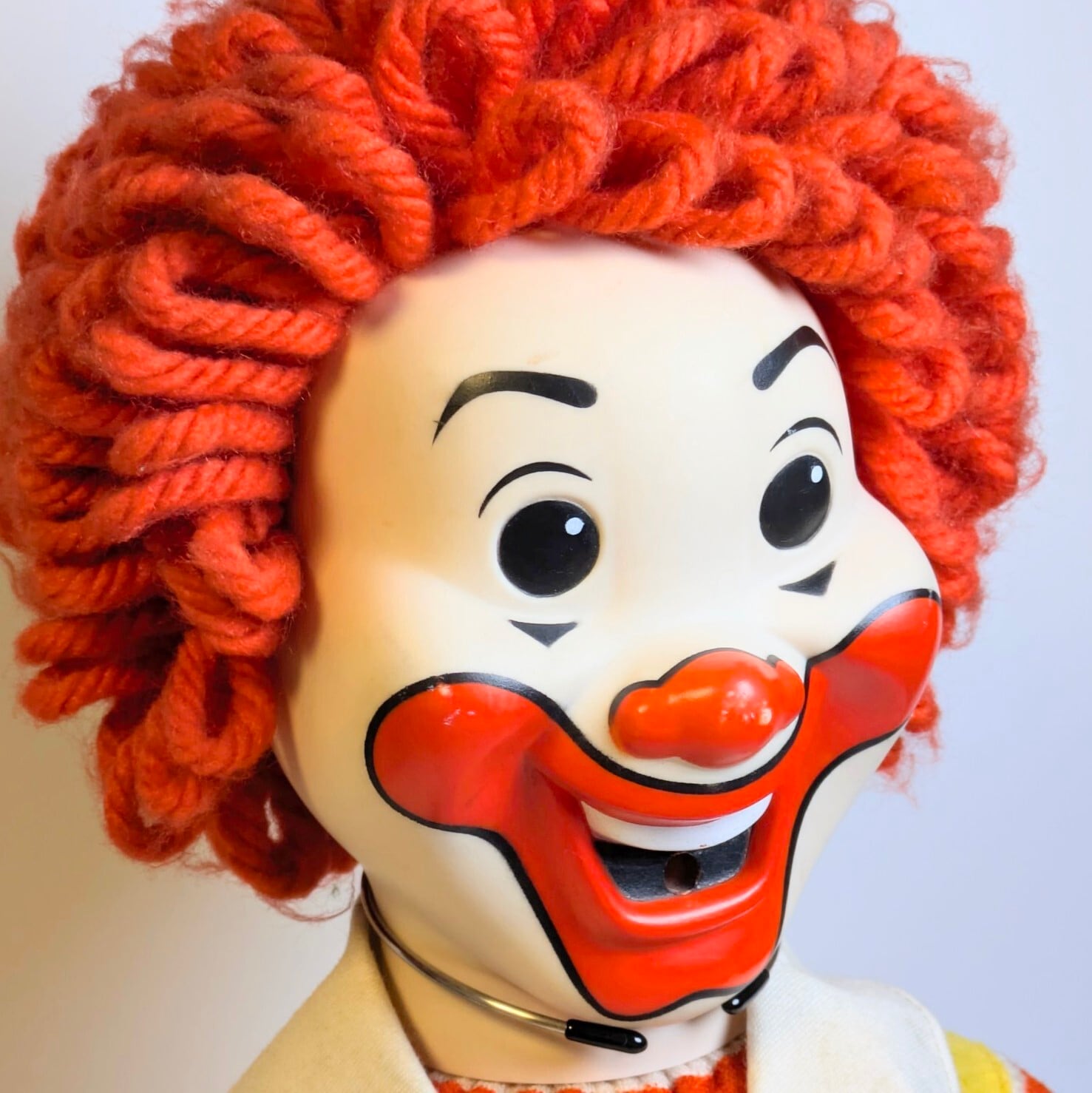 ☆VINTAGE1978☆【 McDonald's（ マクドナルド ） 】『 Ronald McDonald / ロナルド・マクドナルド ホイッスルドール 』Plush Toy / プラッシュ / ぬいぐるみ 〚アメリカン雑貨 アメトイ〛