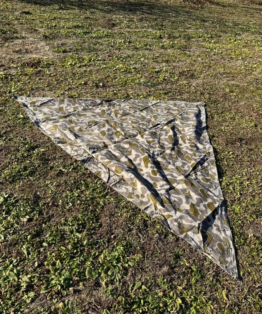 軍幕オーストリア軍用テント 1枚バラ売り リバーシブル